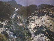 John Singer Sargent Glacier Streams-The Simplon (mk18) Germany oil painting artist